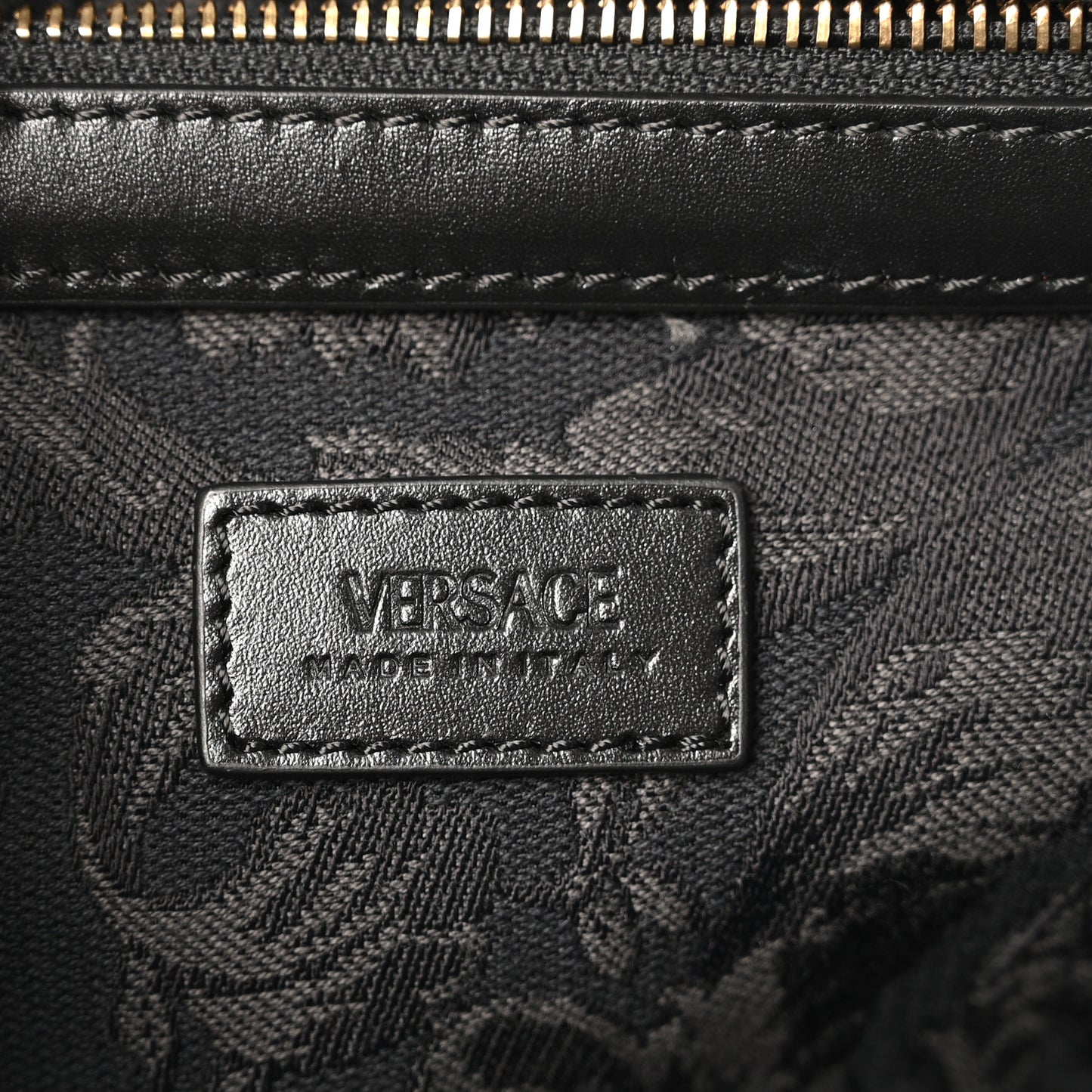 Jacquard Barocco Medium Athena Tote Black
