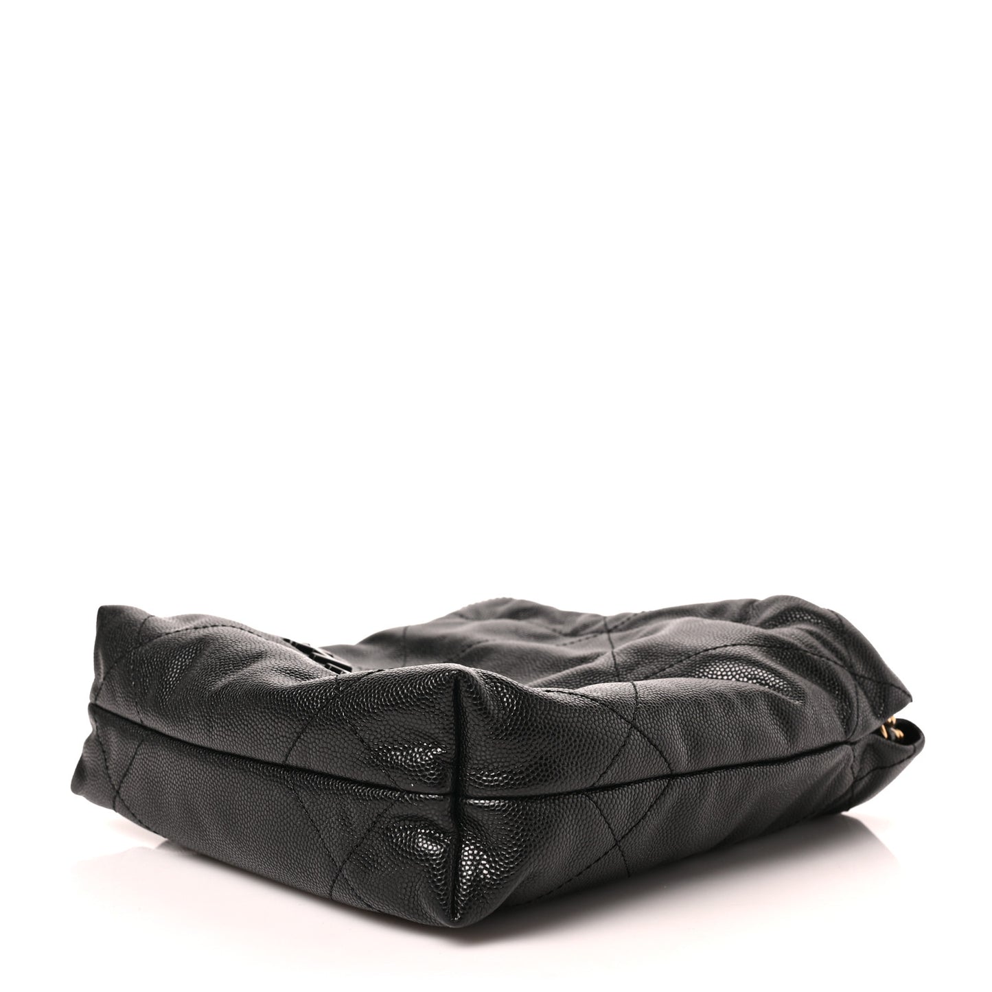 Shiny Caviar Quilted Monochrome Mini Chanel 22 Black
