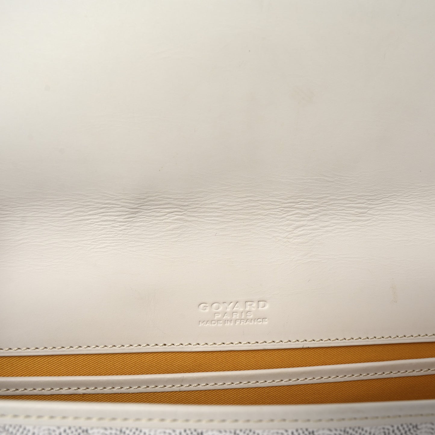 Goyardine Belvedere II PM Messenger Bag White
