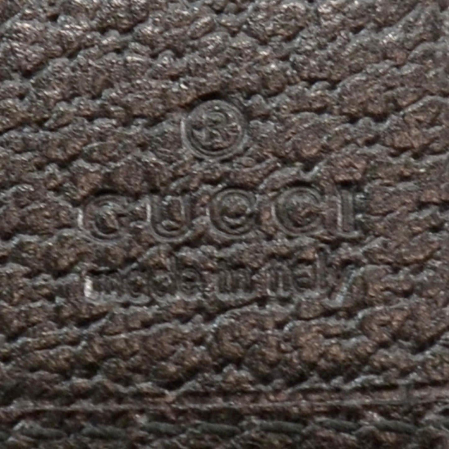 Monogram Metal Bar Chain Wallet Black