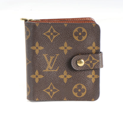 Louis Vuitton Monogram Compact Zippe Zipped Wallet 1 of 7