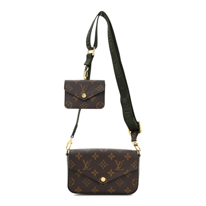 Louis Vuitton Monogram Felicie Strap & Go Kaki 1 of 10