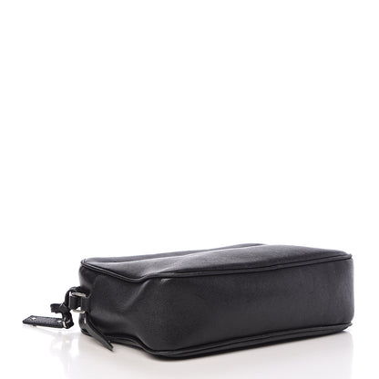 Saint Laurent Lambskin Monogram Small Lou Camera Bag Black 4 of 17