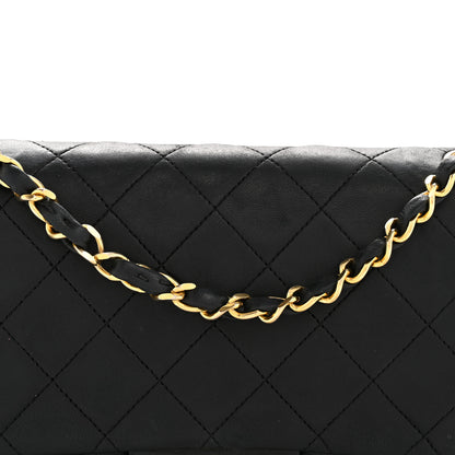 Chanel Lambskin Quilted Medium Double Flap Black 9 of 15
