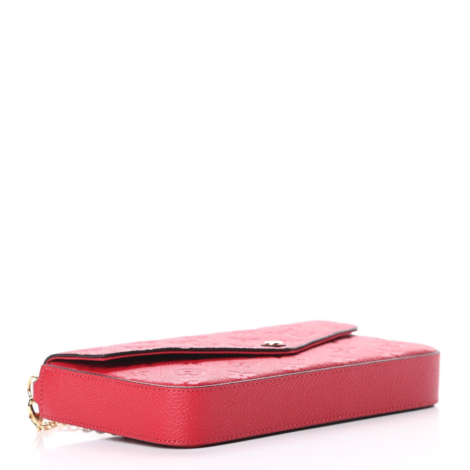 Louis Vuitton Empreinte Pochette Felicie Chain Wallet Scarlet 5 of 13