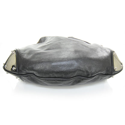 Gucci Leather Large Indy Top Handle Hobo Black 5 of 8