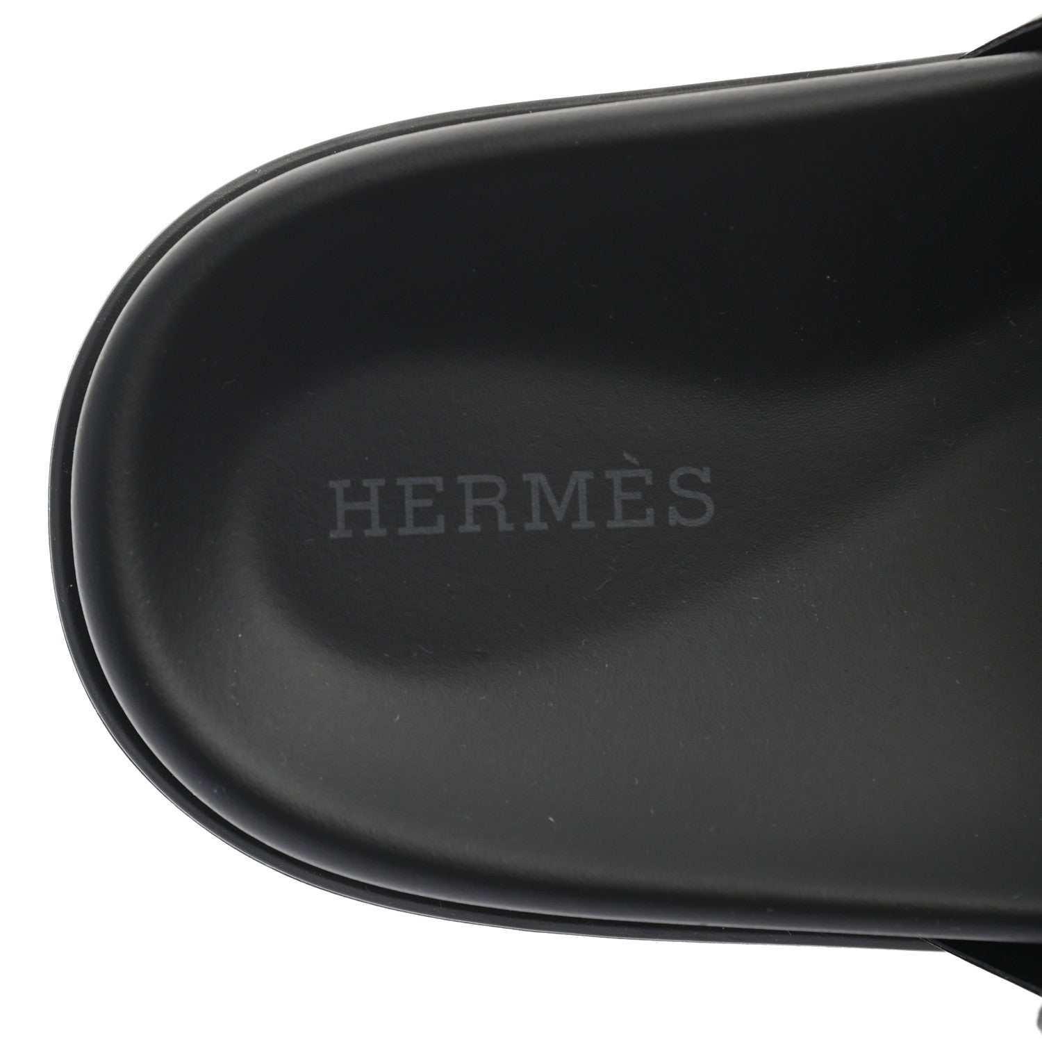 Hermes Nappa Extra Sandals 38 Black 7 of 8