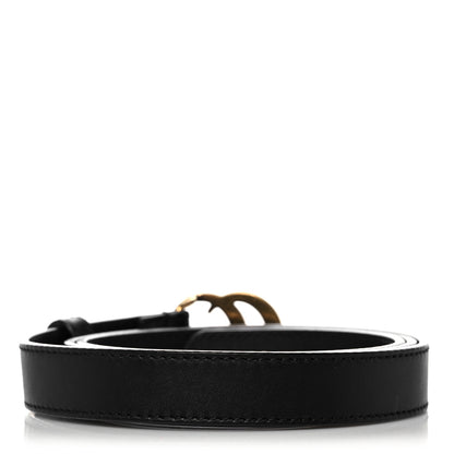 Gucci Calfskin Double G 20mm Belt 85 34 Black 2 of 3