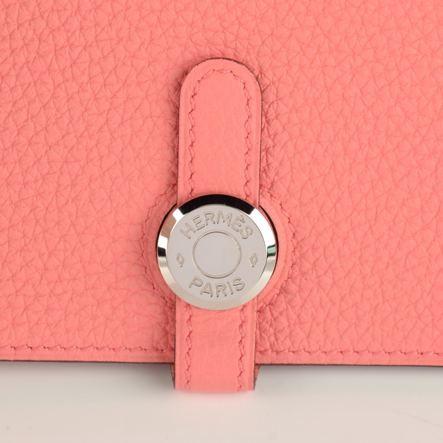 Hermes Togo Dogon Recto Verso Wallet Rose Candy 7 of 10