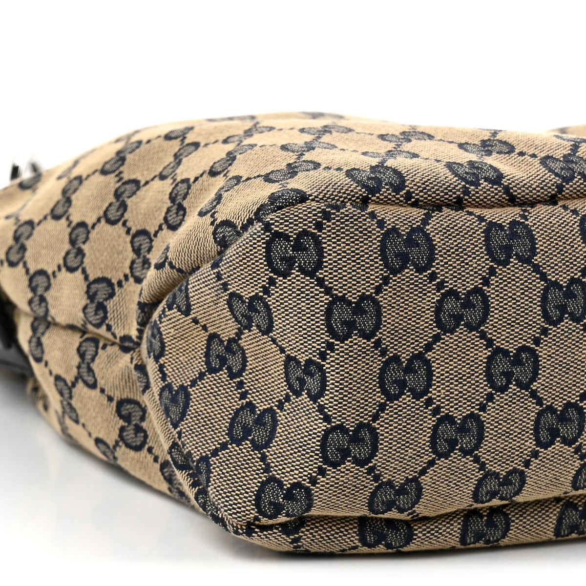 Monogram Medium Horsebit Chain Hobo Navy