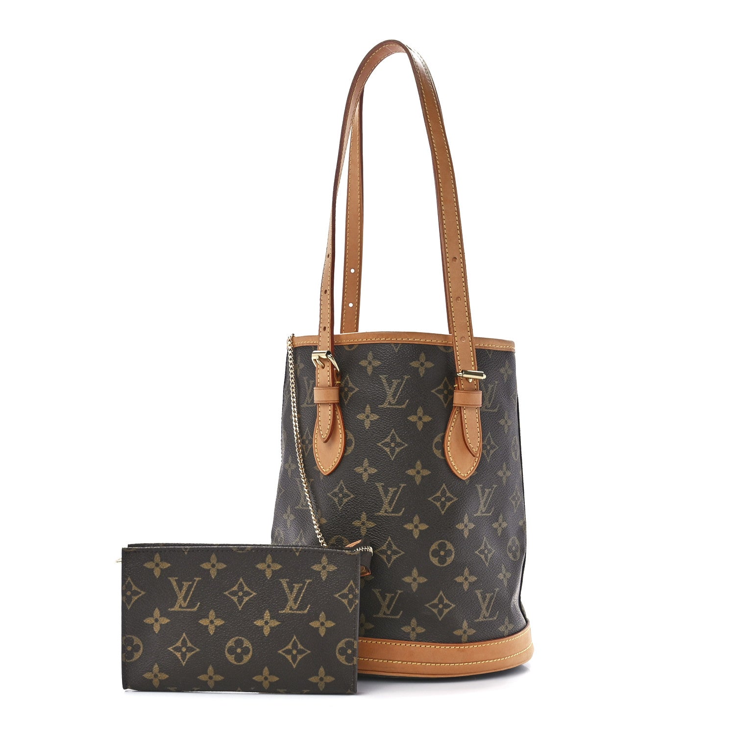 Louis Vuitton Monogram Petit Bucket 23 1 of 13