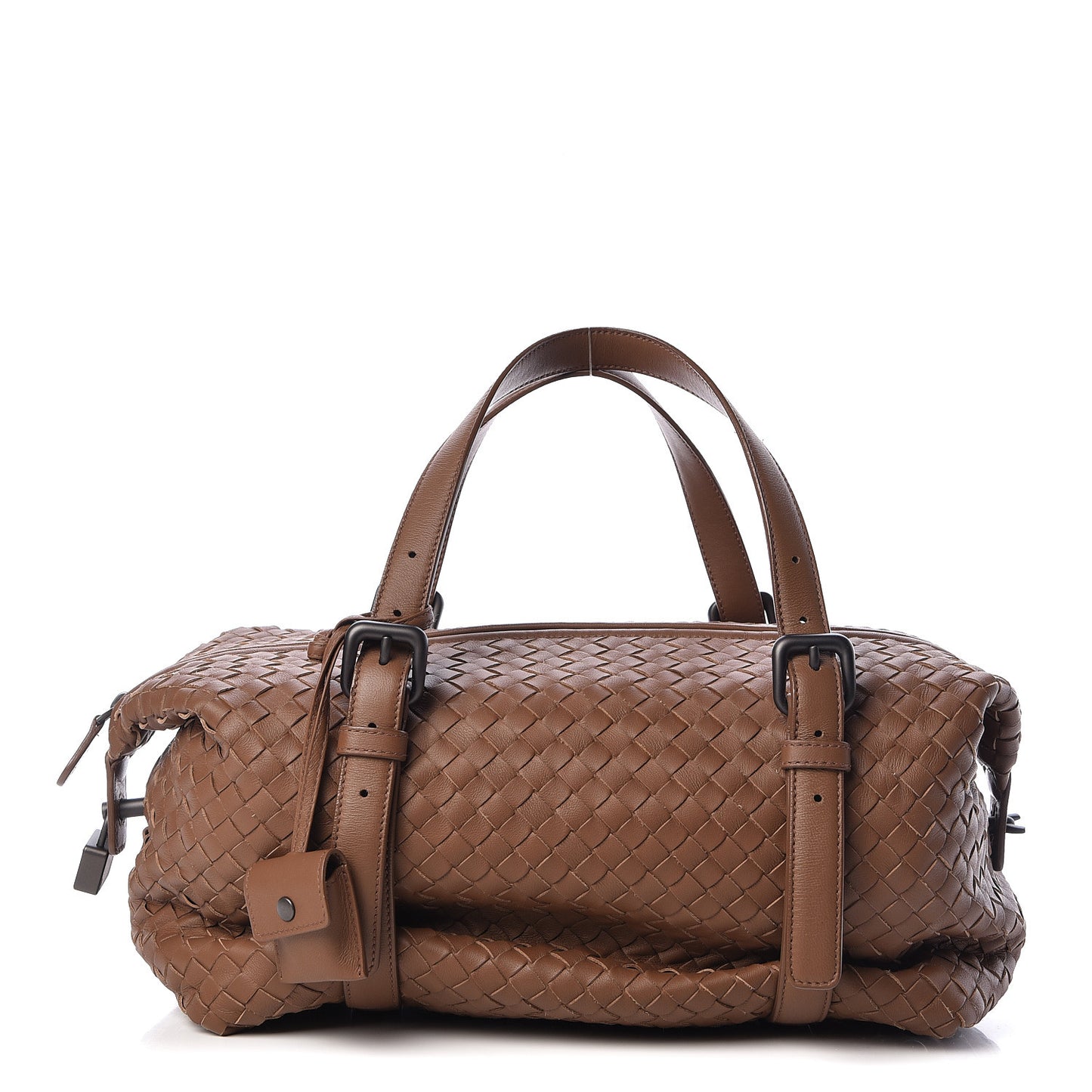 Nappa Intrecciato Montaigne Bag Noce