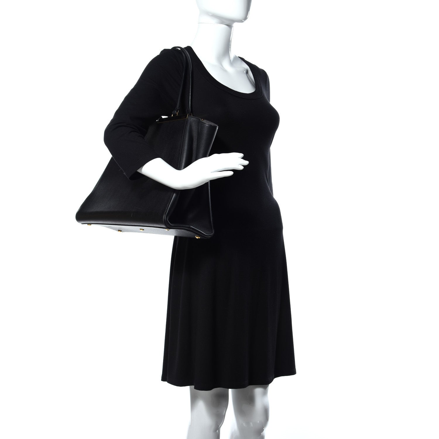 Fendi Vitello Elite Large 3Jours Tote Black 2 of 10