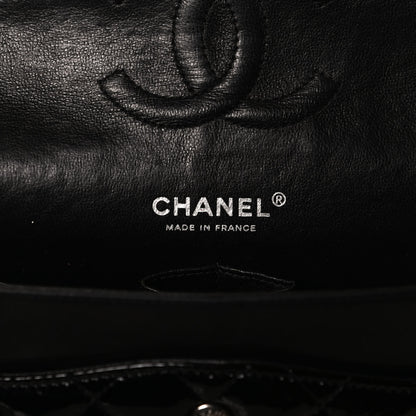 Chanel Patent Quilted Medium Double Flap Black 6 of 13