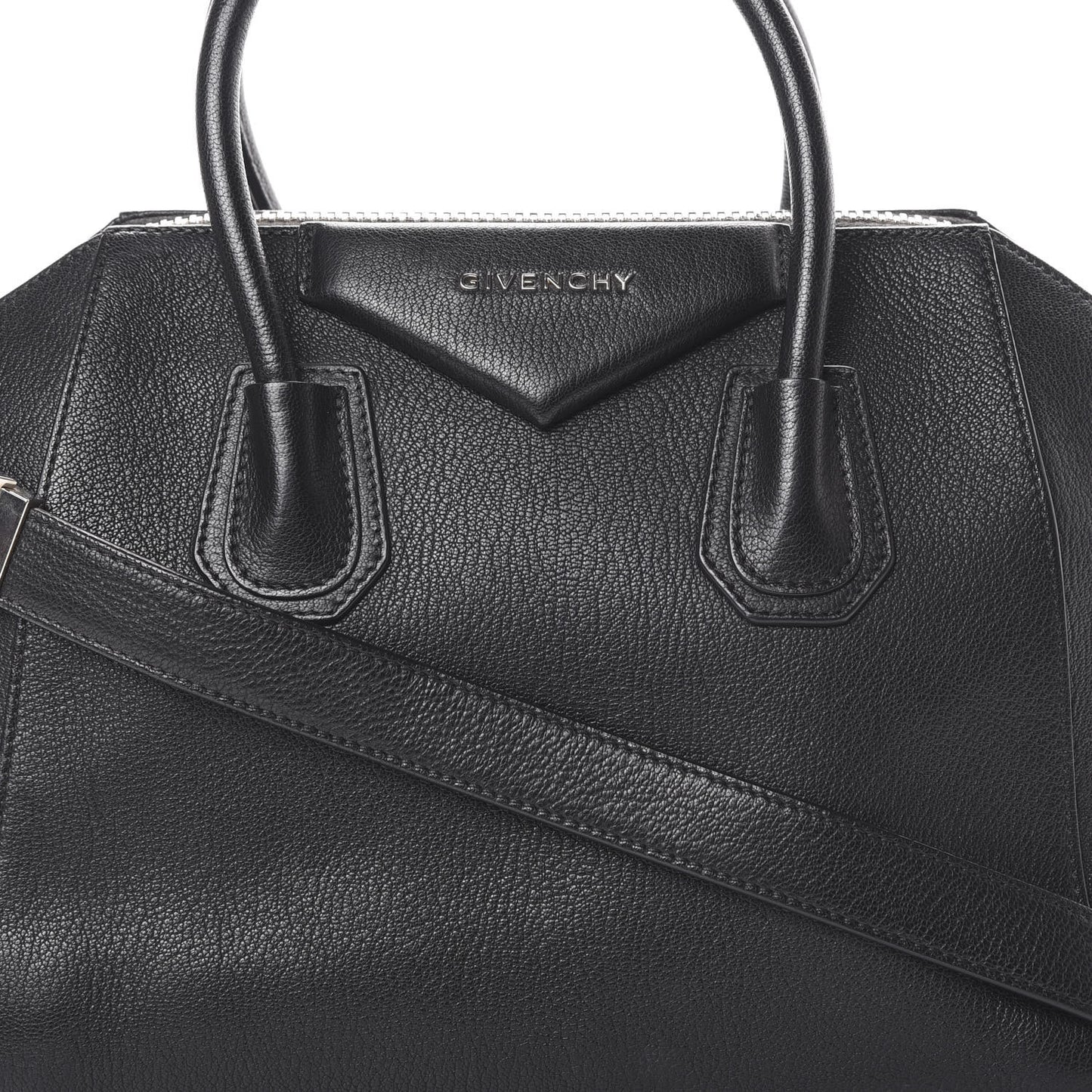 Sugar Goatskin Small Antigona Black