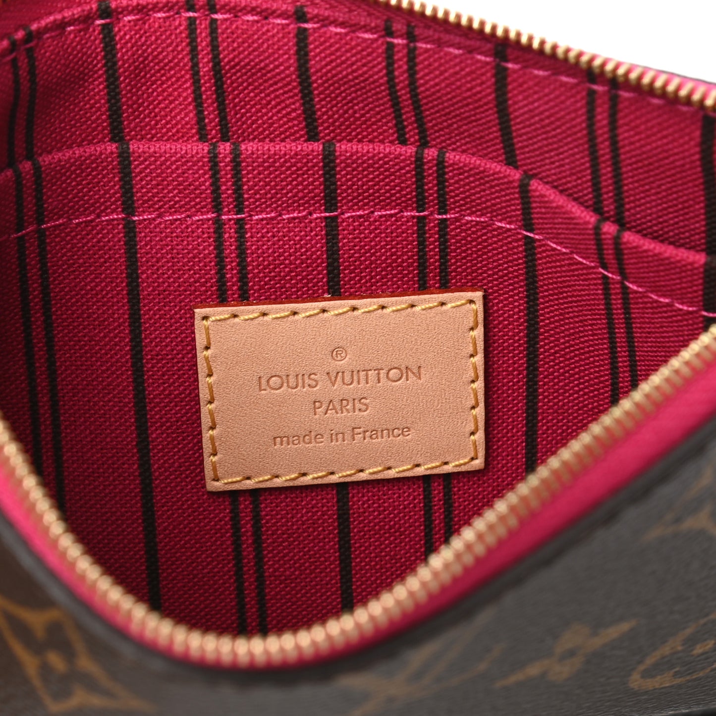 Monogram Neverfull PM Pochette Pivoine