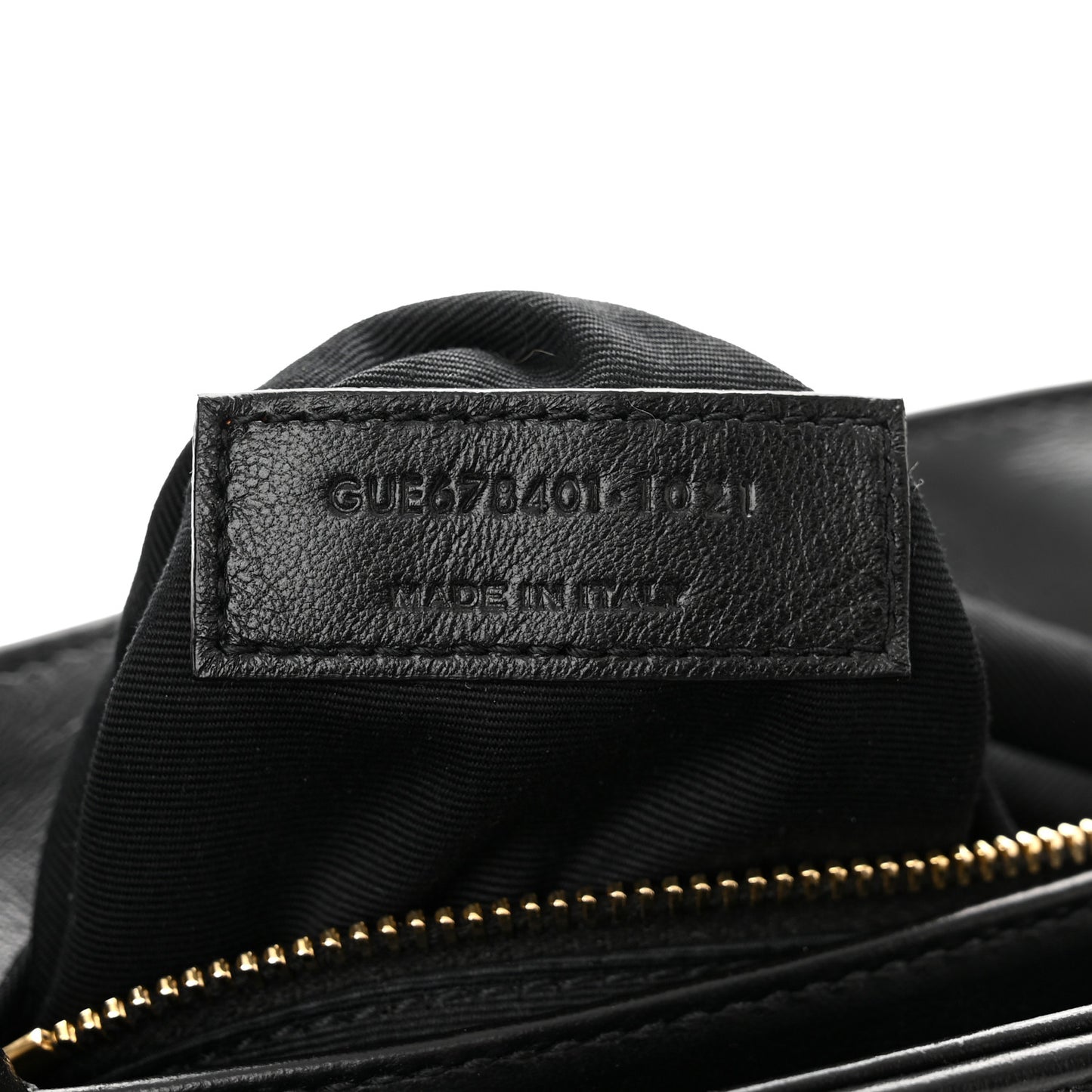 Calfskin Y Quilted Monogram Toy Loulou Crossbody Bag Black