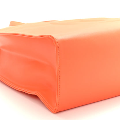 Telfar Vegan Leather Medium Shopping Bag Orange 7 of 8