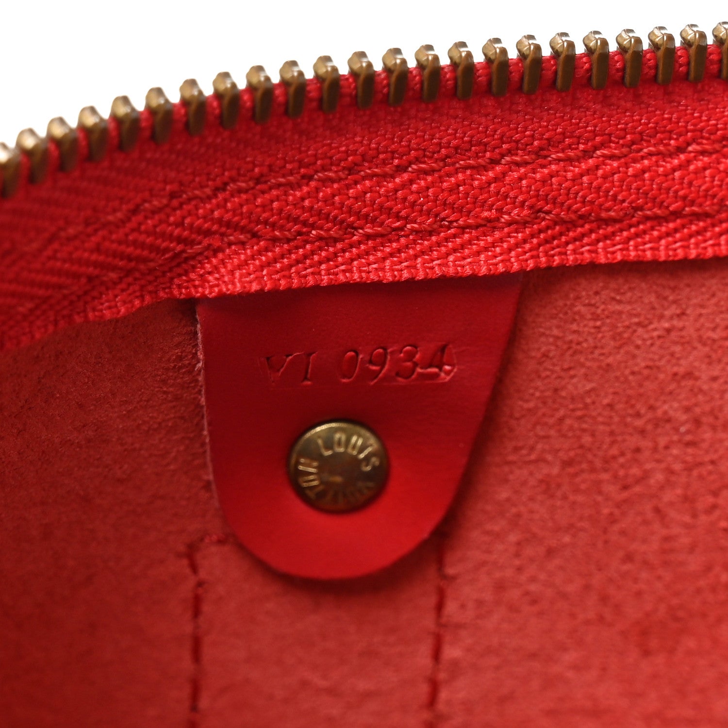 Louis Vuitton Epi Keepall 55 Castillan Red 7 of 11