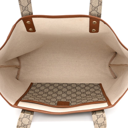 Gucci GG Plus Monogram Medium Signature Web Loop Tote Brown 5 of 14