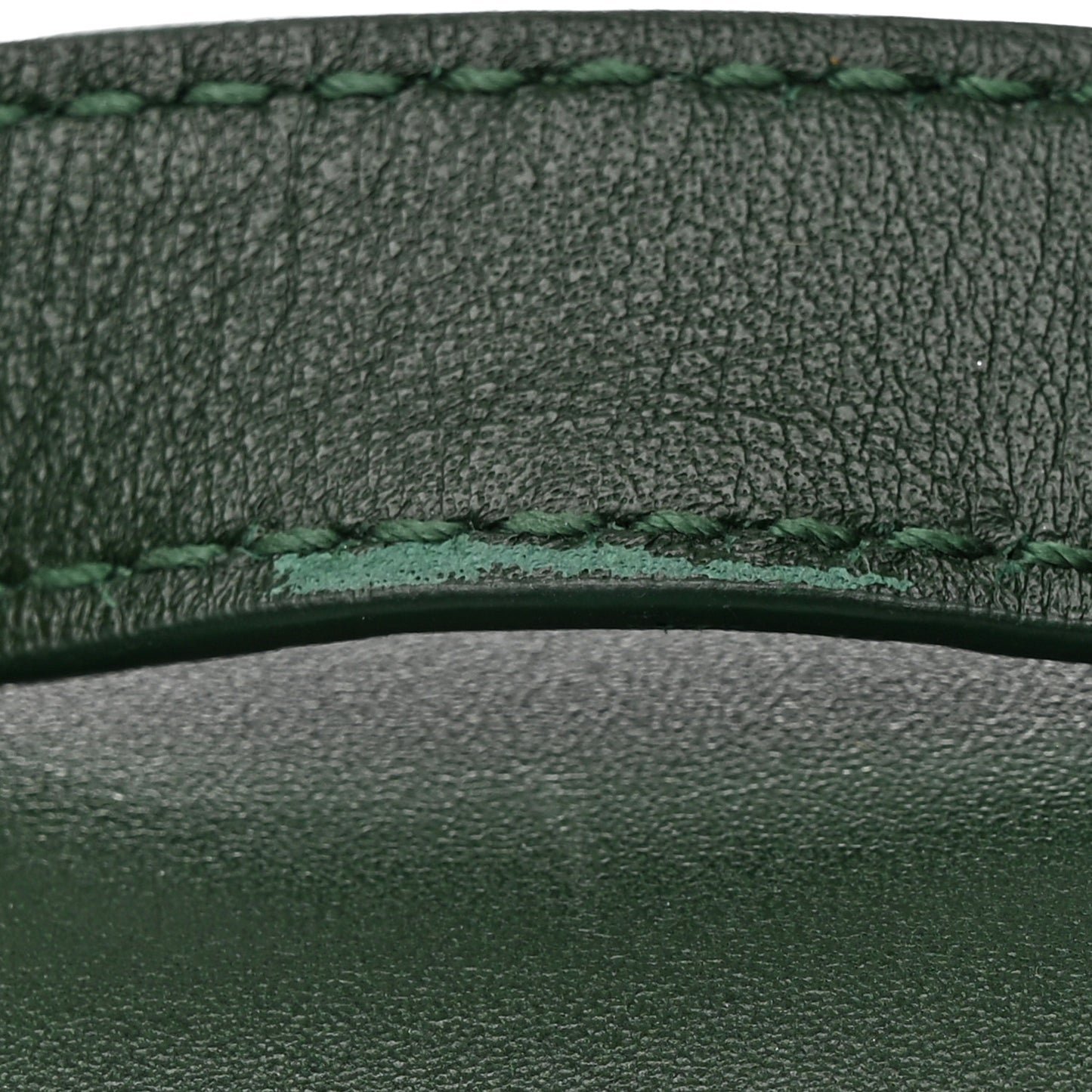 Calfskin Mount Envelope Bag Green