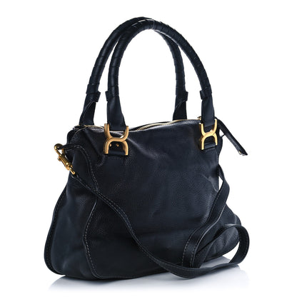 Chloe Calfskin Medium Marcie Satchel Black 3 of 13