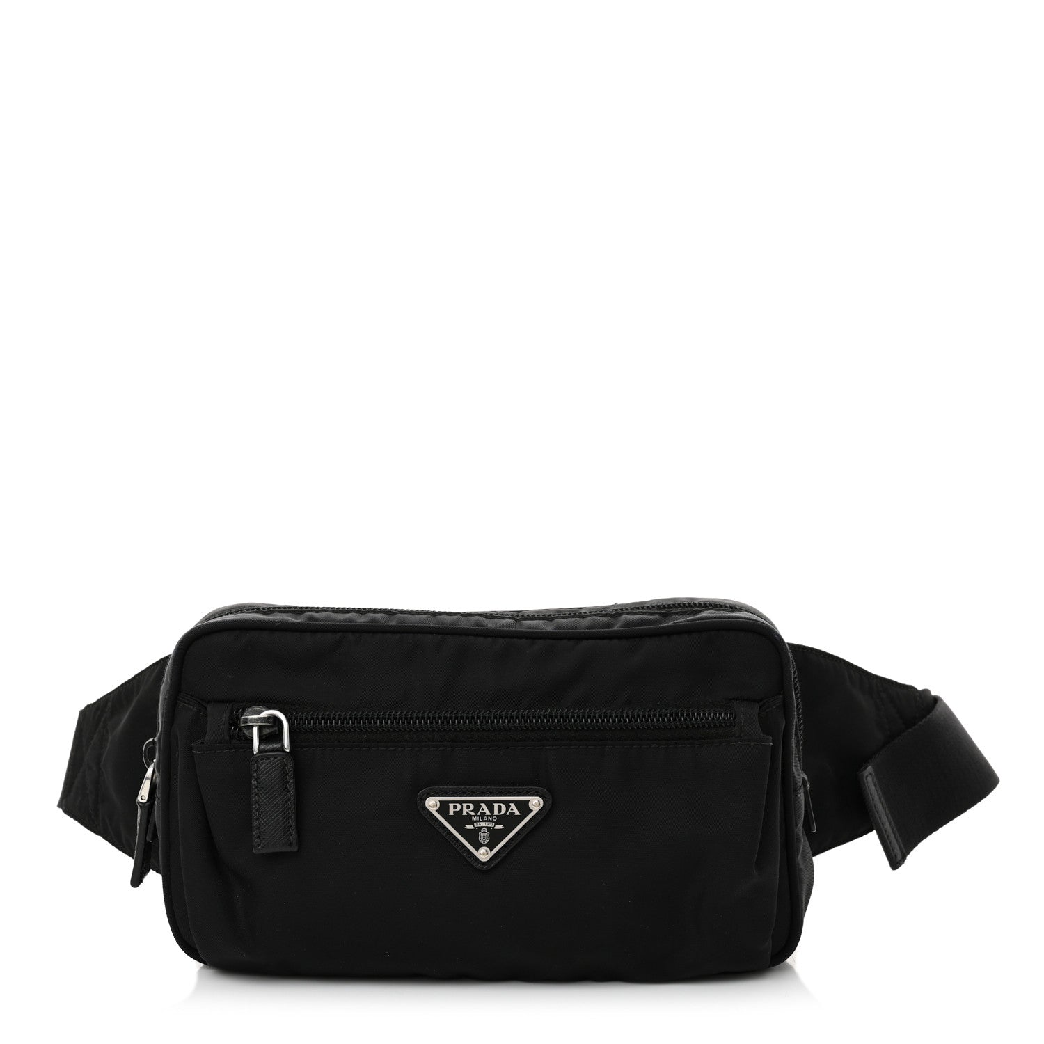 Prada Tessuto Nylon Belt Bag Black 1 of 11