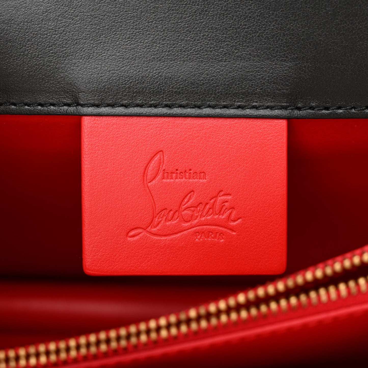 Calfskin Paillette Splash Small Elisa Black Multicolor