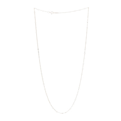 Tiffany Sterling Silver Ziegfeld Bar Chain Necklace 3 of 6