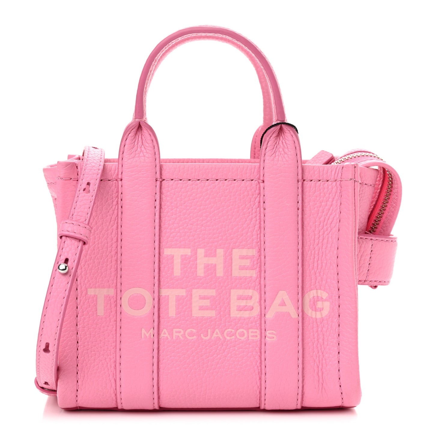 Grained Calfskin Mini The Tote Bag Petal Pink