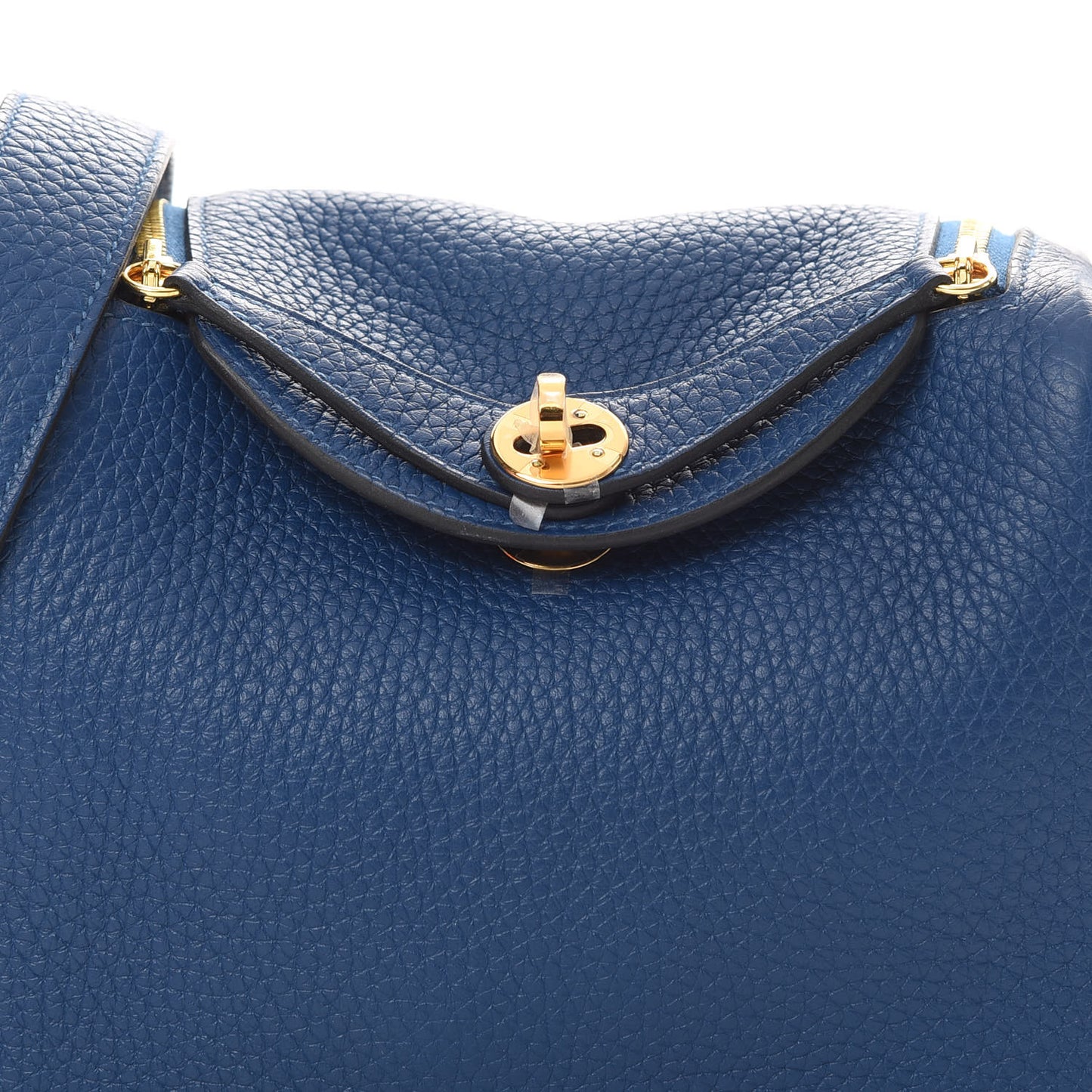 Taurillon Clemence Mini Lindy 20 Deep Bleu