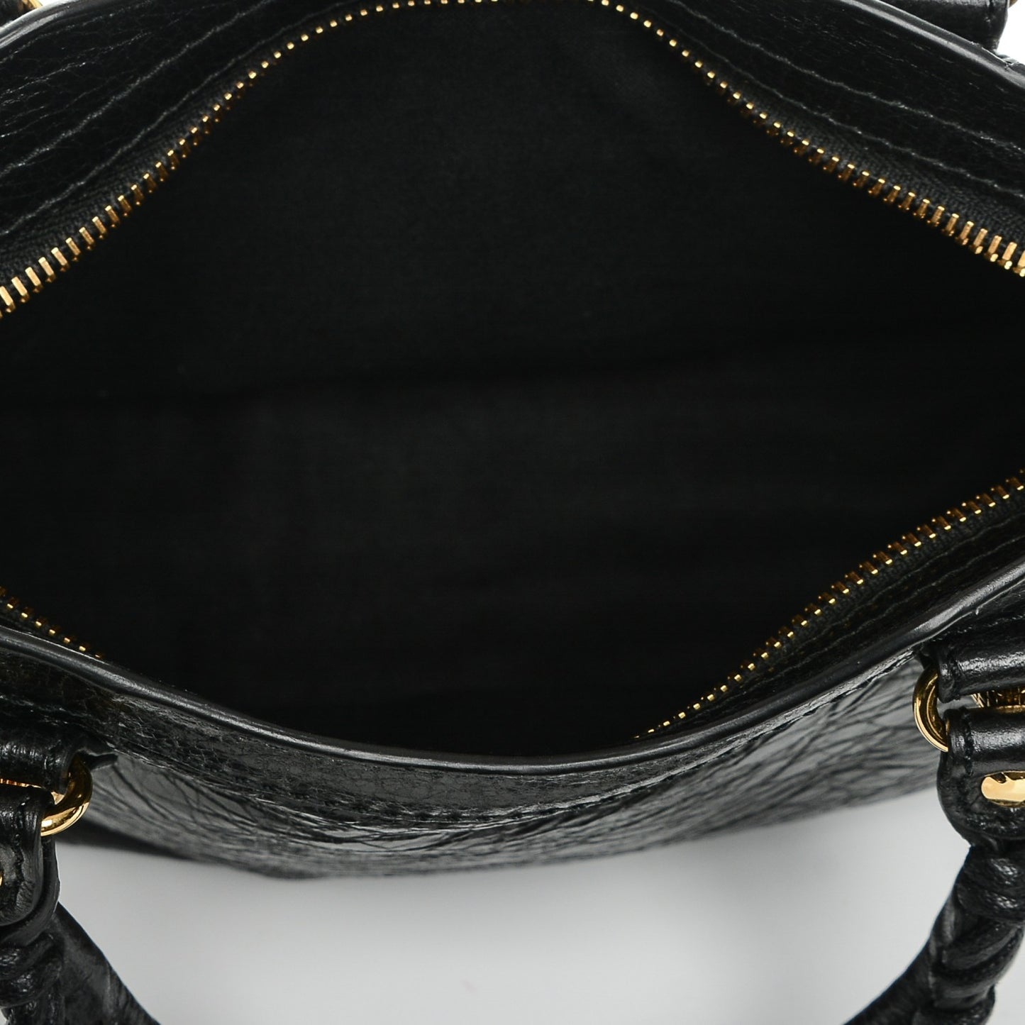 Agneau Giant 12 Gold Hardware Mini City Black