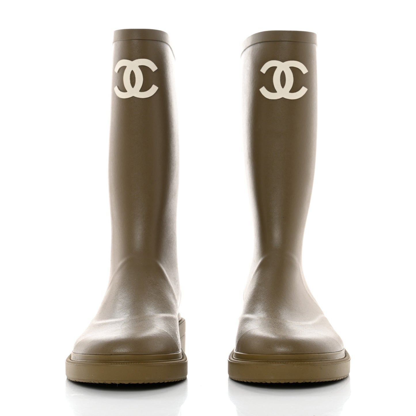 Caoutchouk CC High Boots 39 Dark Beige