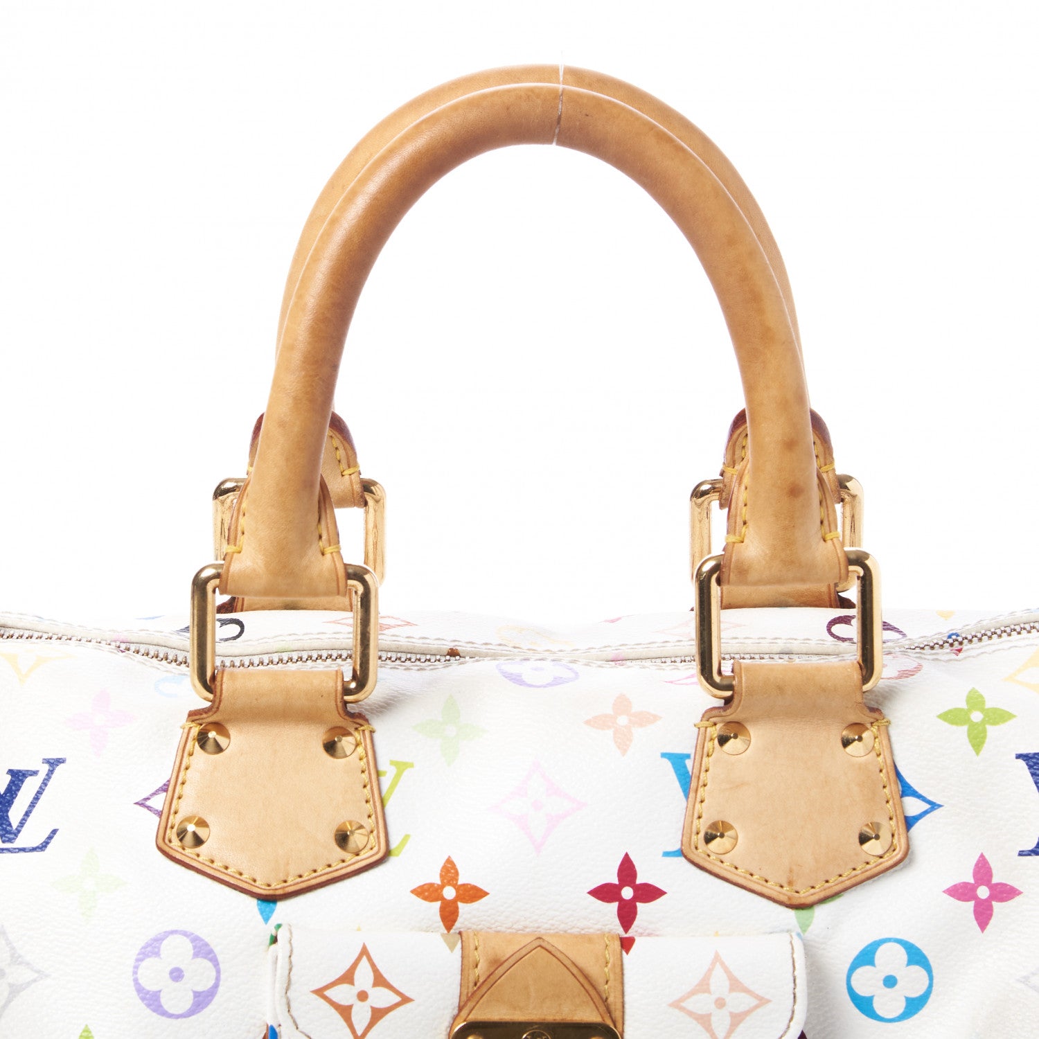 Louis Vuitton Monogram Multicolor Speedy 30 White 7 of 11