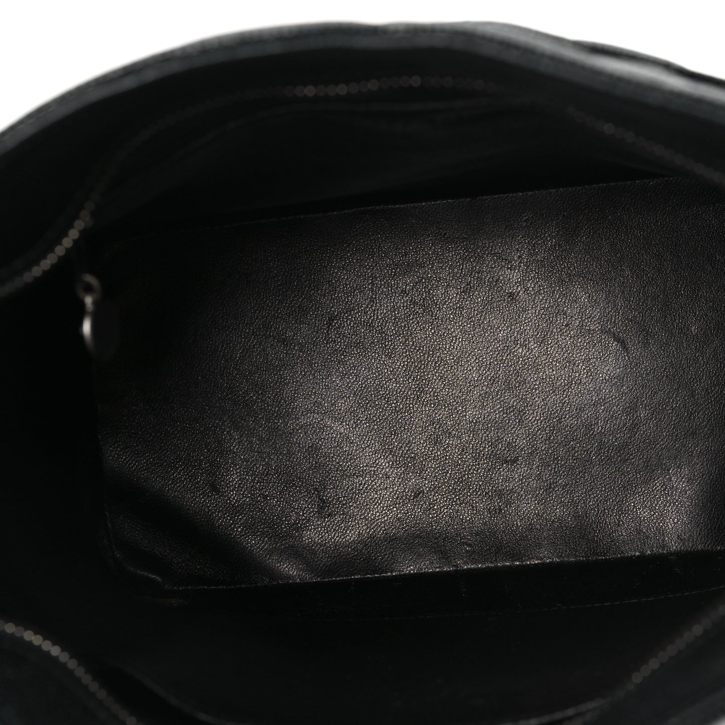 Caviar Quilted Medallion Tote Black