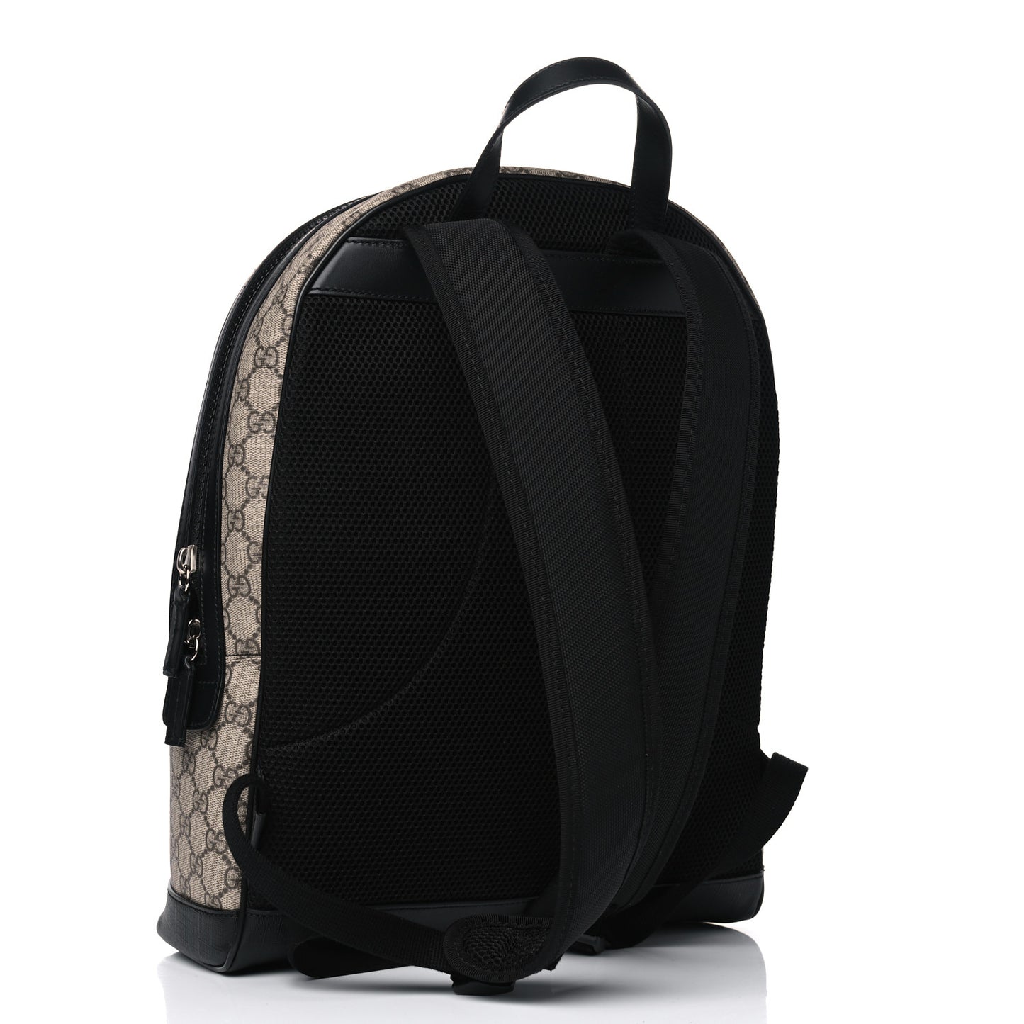 GG Supreme Monogram Medium Backpack Black