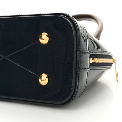 Louis Vuitton Patent Monogram Alma BB Marine 9 of 15