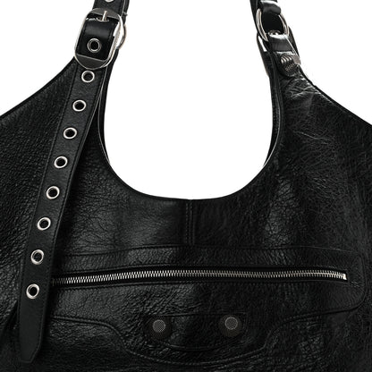 Balenciaga Agneau Arena Large Le Cagole Carry All Bag Black 9 of 12