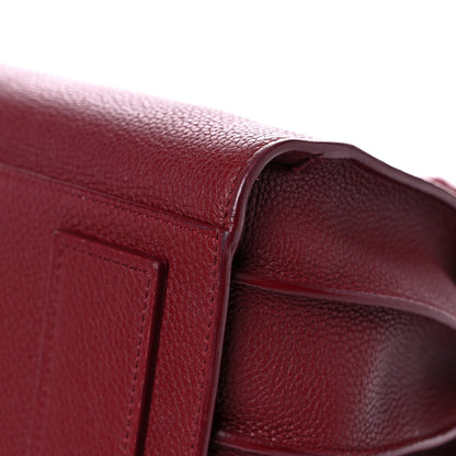 Saint Laurent Grained Calfskin Small Supple Sac De Jour Dark Pallisandre 9 of 17