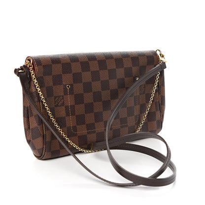 Louis Vuitton Damier Ebene Favorite MM 2 of 10