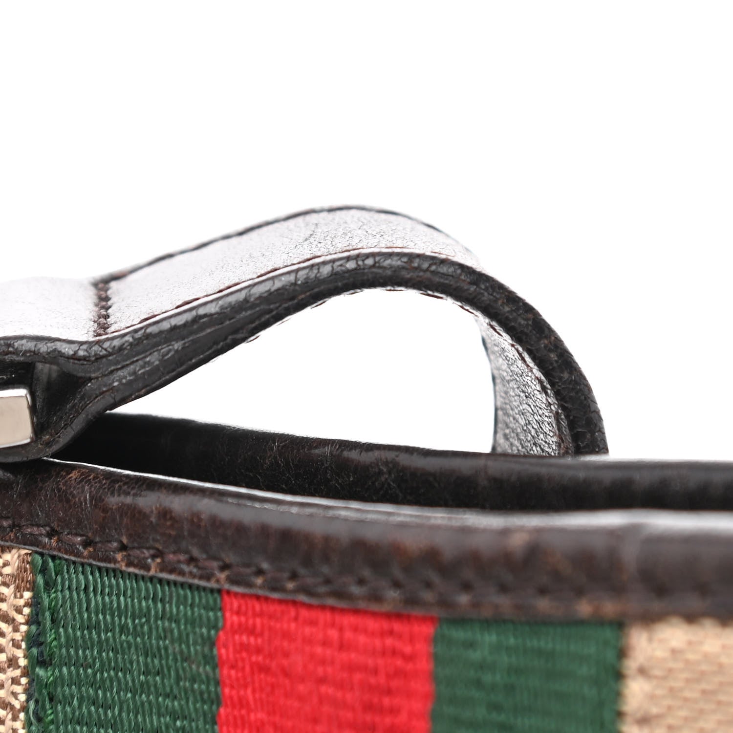 Gucci Monogram Web Jackie O Hobo Dark Brown 17 of 18