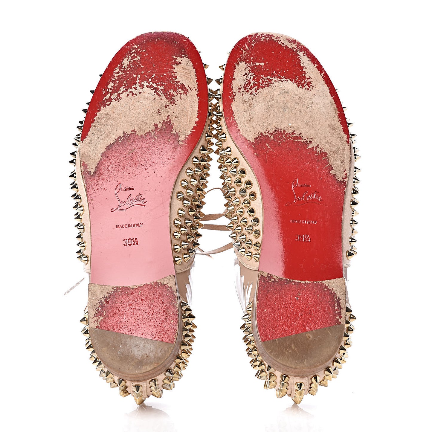Nappa Freddy Spikes Donna Flat Sneakers 39.5 Poudre