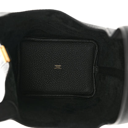 Hermes Taurillon Clemence Picotin Lock 18 PM Black 5 of 11
