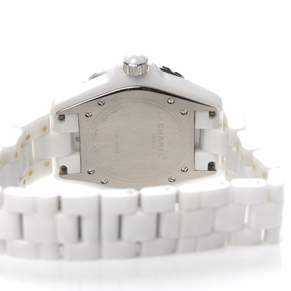 Chanel Stainless Steel Ceramic 38mm J12 Automatic Watch White 4 of 6
