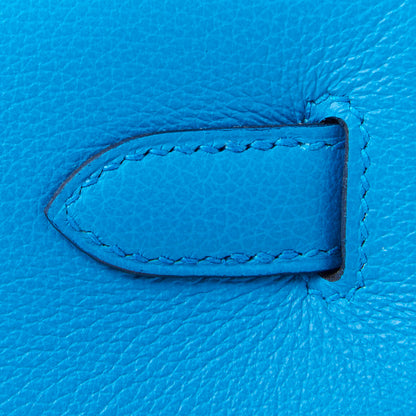 Hermes Evercolor Kelly Retourne 28 Bleu Frida 11 of 35