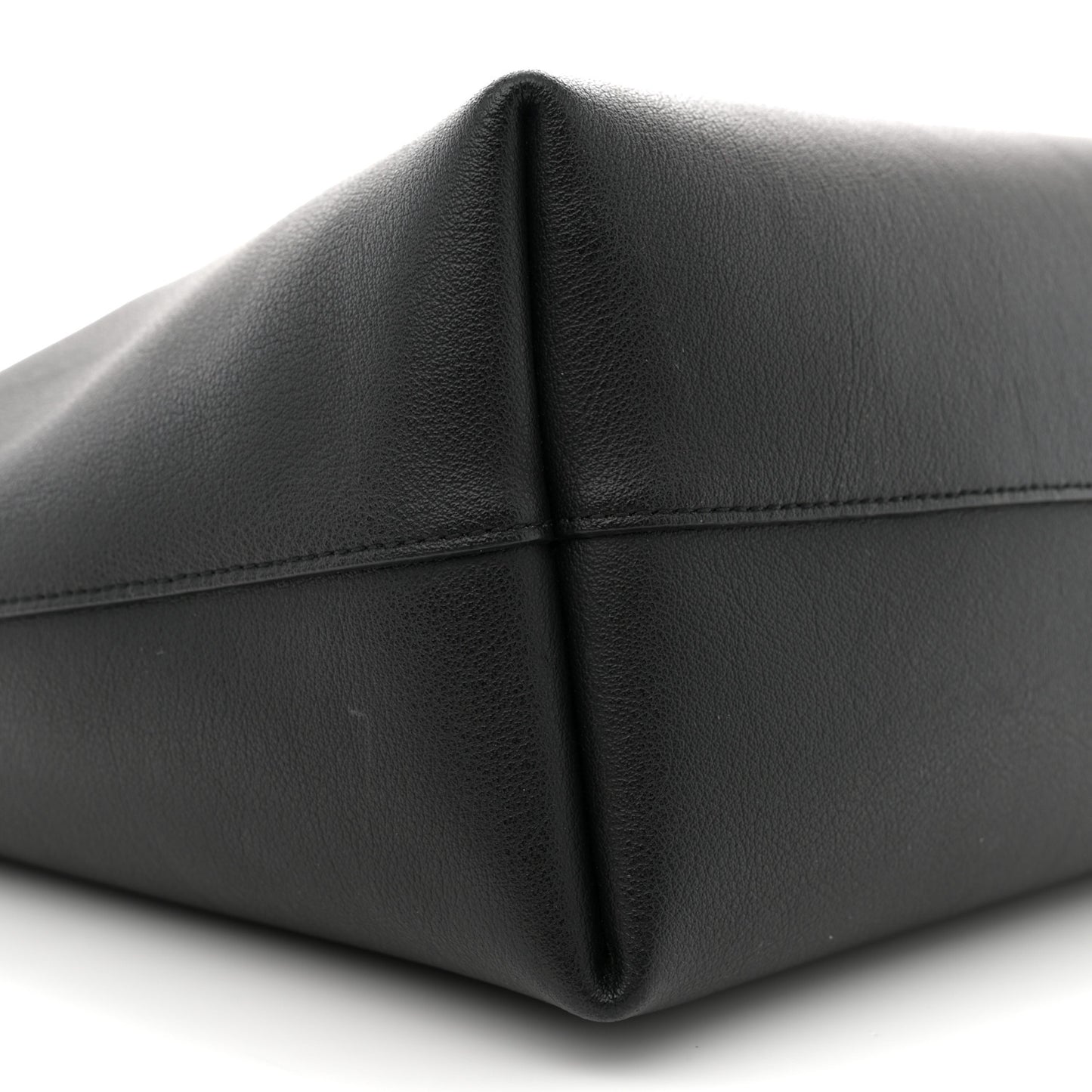 Calfskin Large Shopping Tote Black