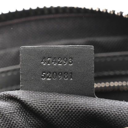 Gucci Soft GG Supreme Monogram Web Belt Bag Black Grey 7 of 10