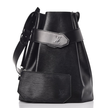 Louis Vuitton Epi Sac D'Epaule GM Black 3 of 12