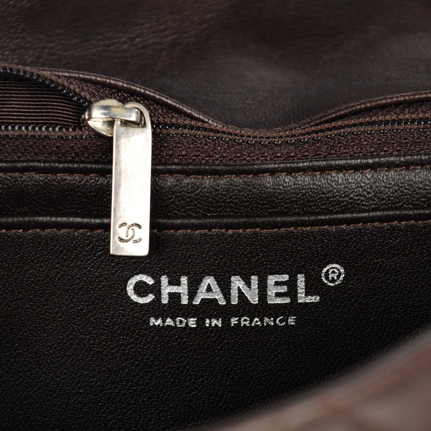 Chanel Washed Lambskin Quilted Jumbo Hybrid Reissue Flap Dark Brown 7 of 8