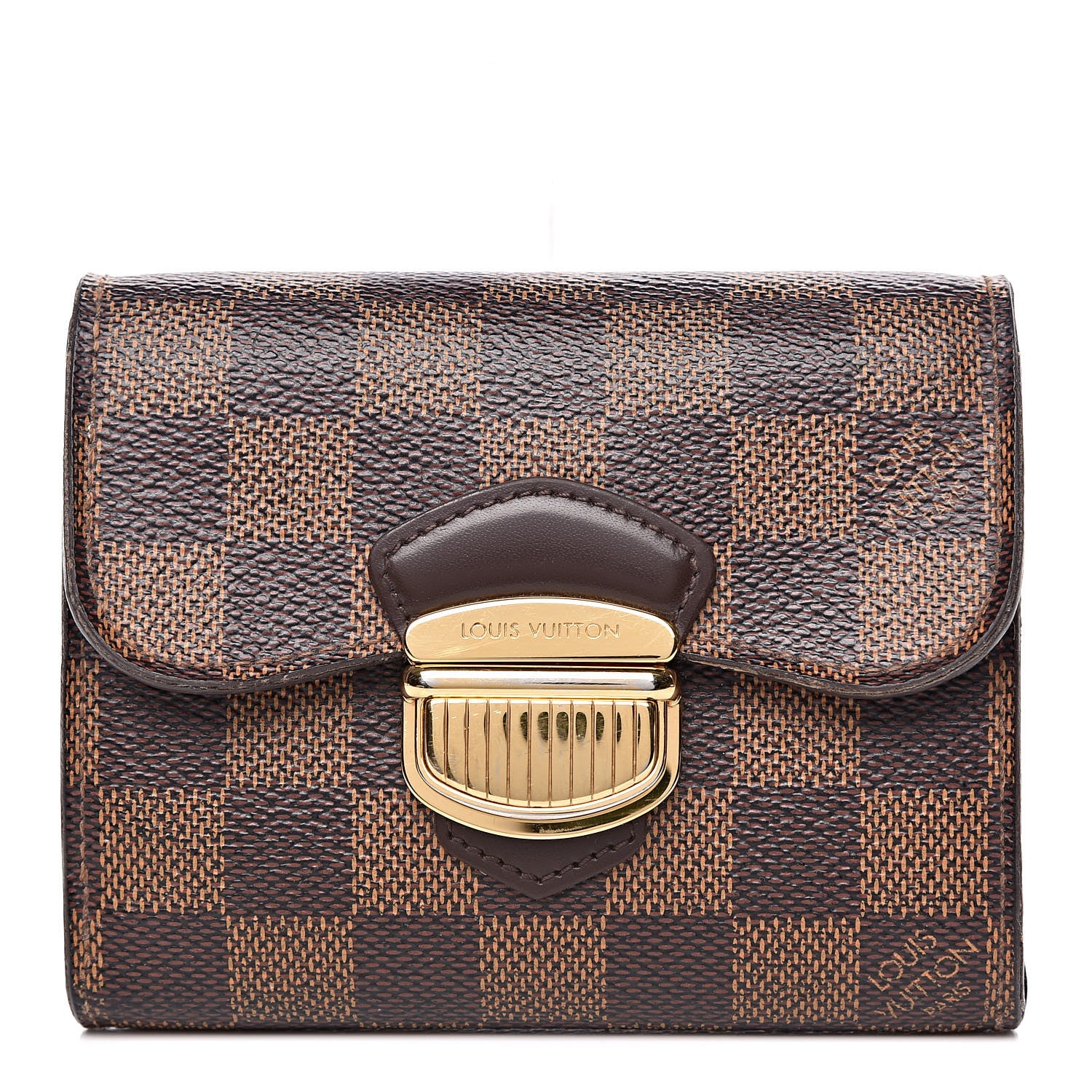 Louis Vuitton Damier Ebene Joey Wallet 1 of 12